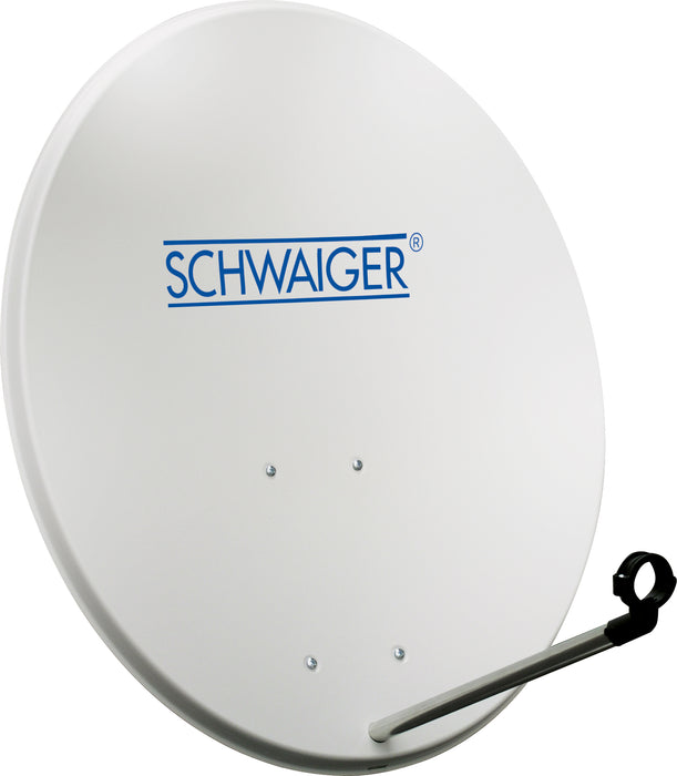 Stahl Satellitenschüssel 70 cm Hellgrau