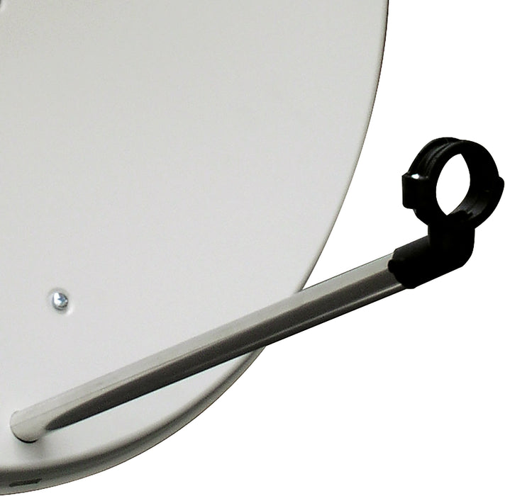 Stahl Satellitenschüssel 70 cm Hellgrau