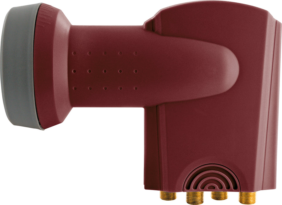 Satellitenanlage Set Ziegelrot Aluminium 75 cm