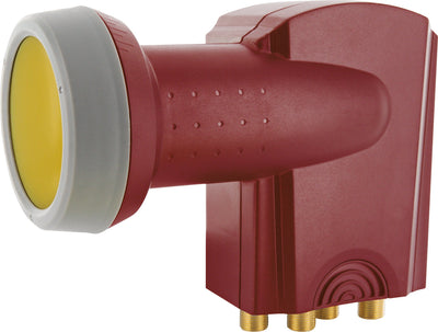 Quad LNB digital SUN PROTECT brick red