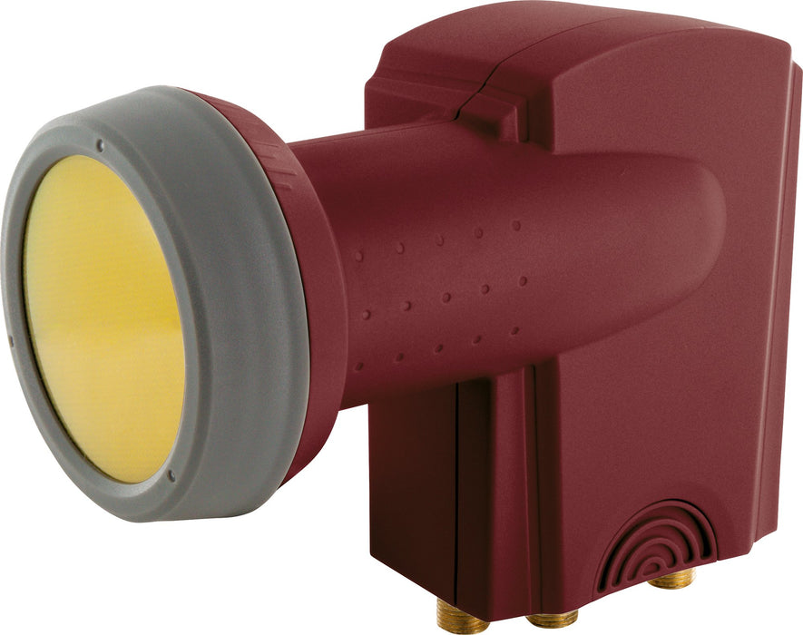 Quad LNB digital SUN PROTECT ziegelrot