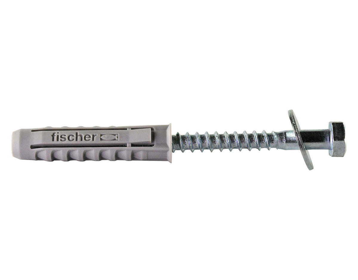 Screw and FISCHER dowel set