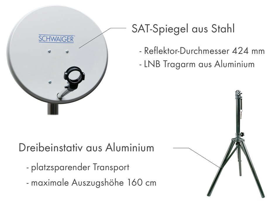 Camping satellite system