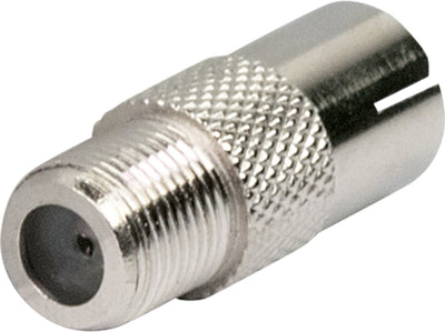 Adapter F- auf IEC-Buchse