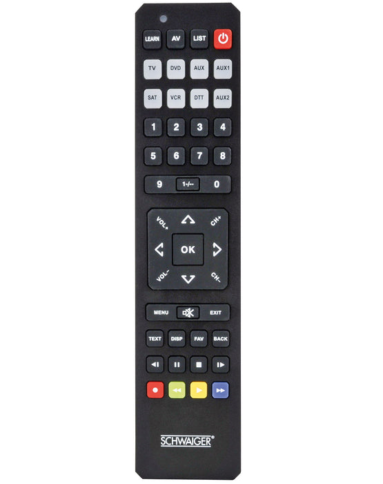 Universalfernbedienung mit 47 Tasten