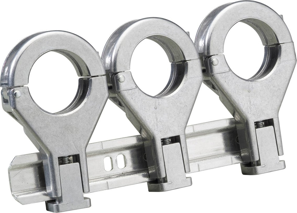 Multifeedhalterung 3-fach silber