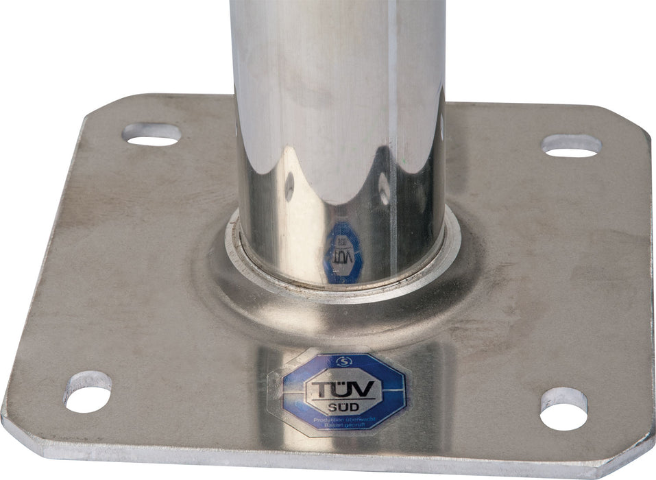 Wandhalter Aluminium Chromoptik 15 cm