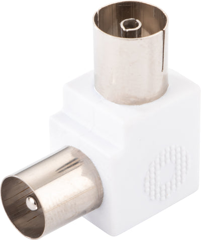Winkeladapter IEC-Stecker auf -Buchse