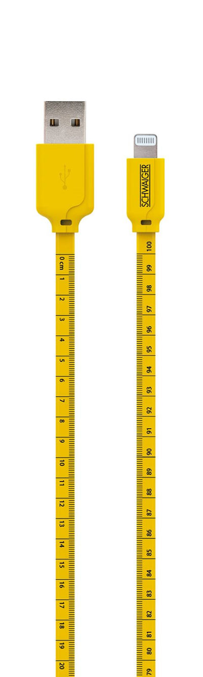 Apple® Lightning Sync & charging cable with measuring tape