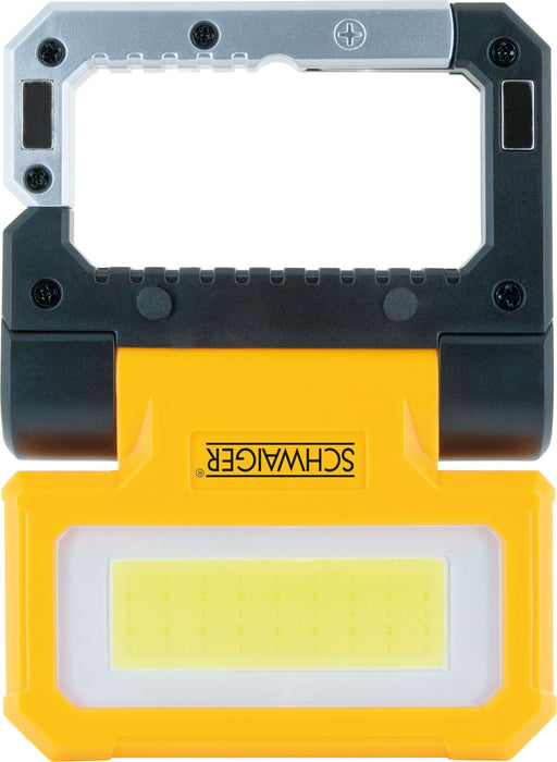 Arbeitsleuchte mit COB-LED Strahler und Taschenlampe