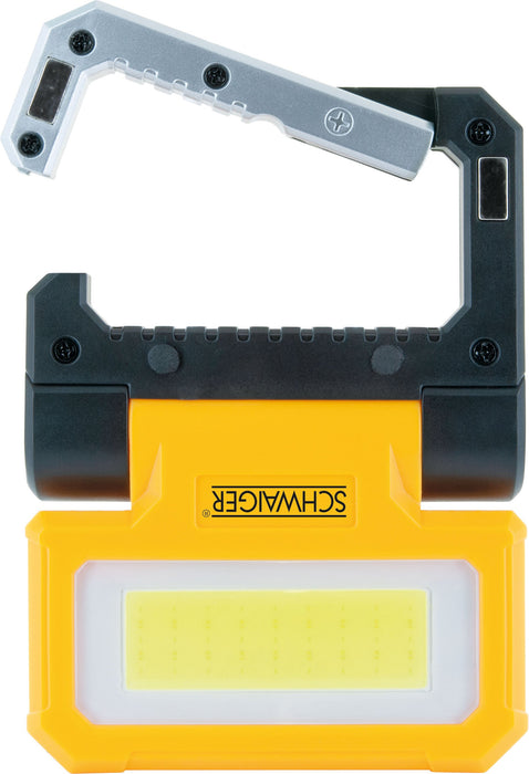 Arbeitsleuchte mit COB-LED Strahler und Taschenlampe