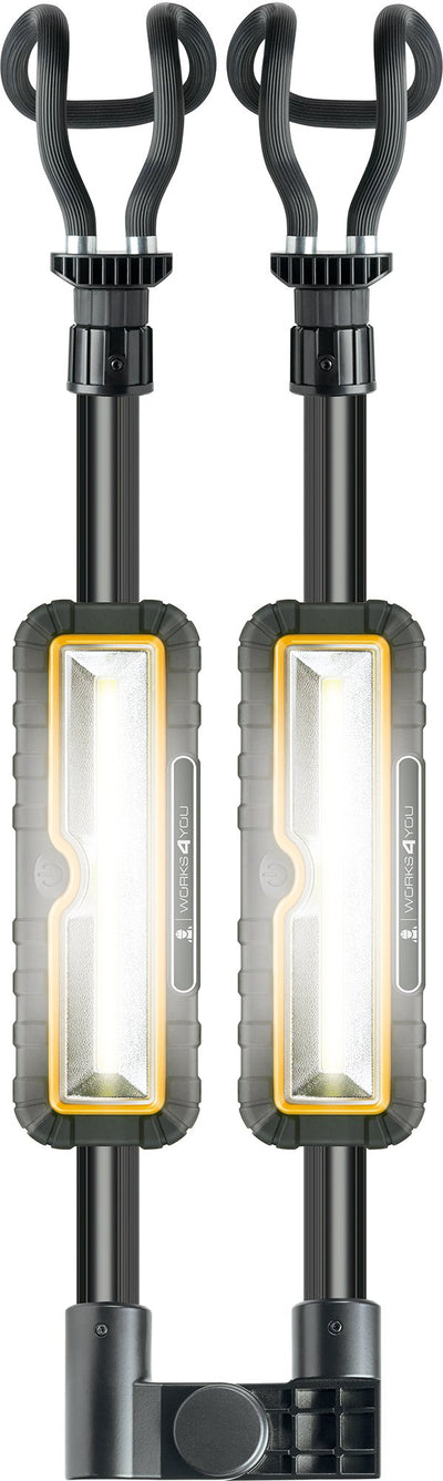 LED double work light with power bank function