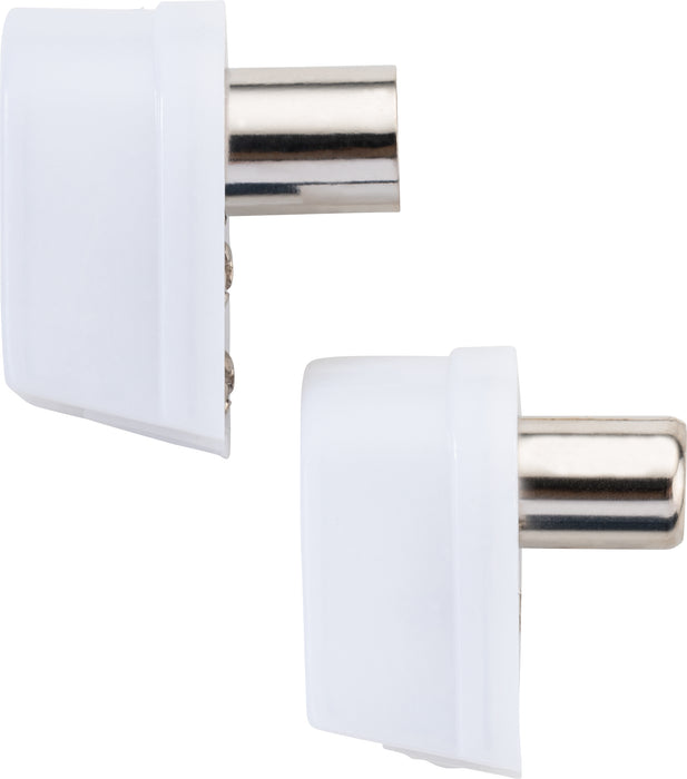 IEC angled plug set