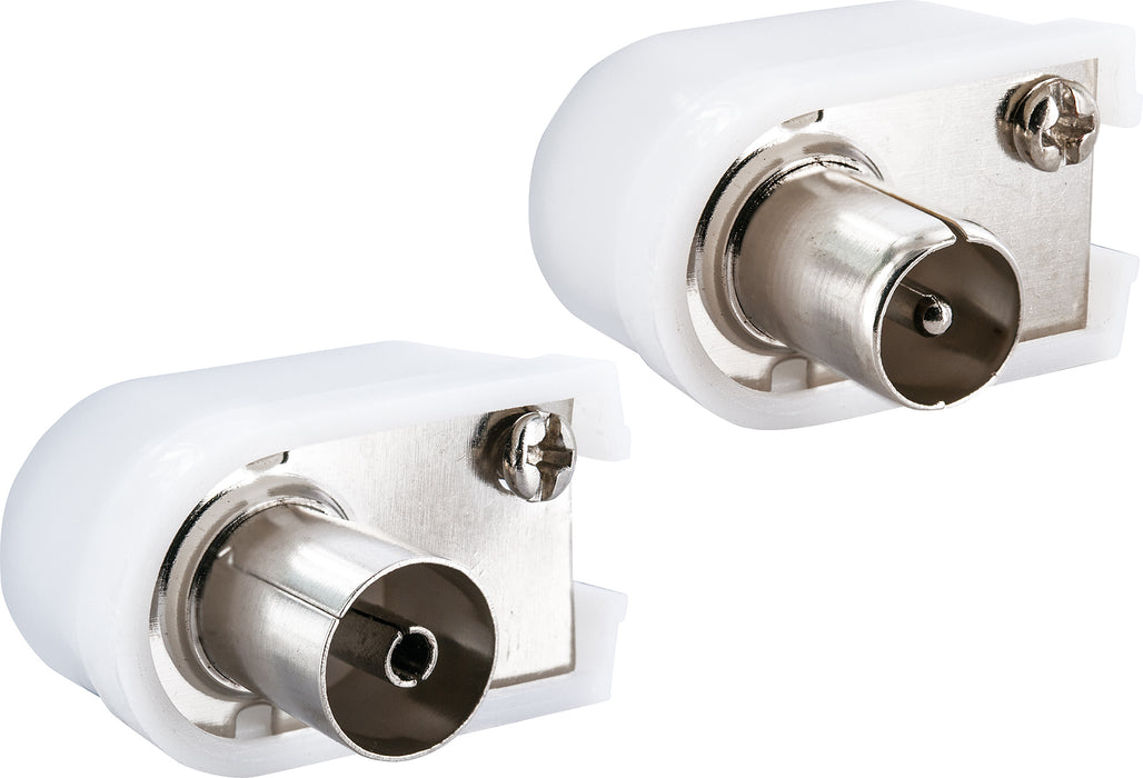 IEC angled plug set
