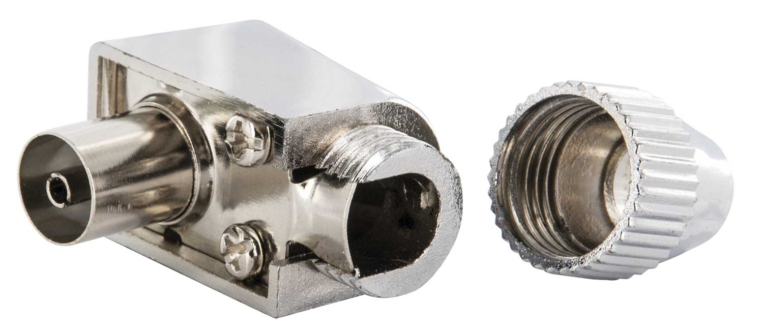 IEC angled socket