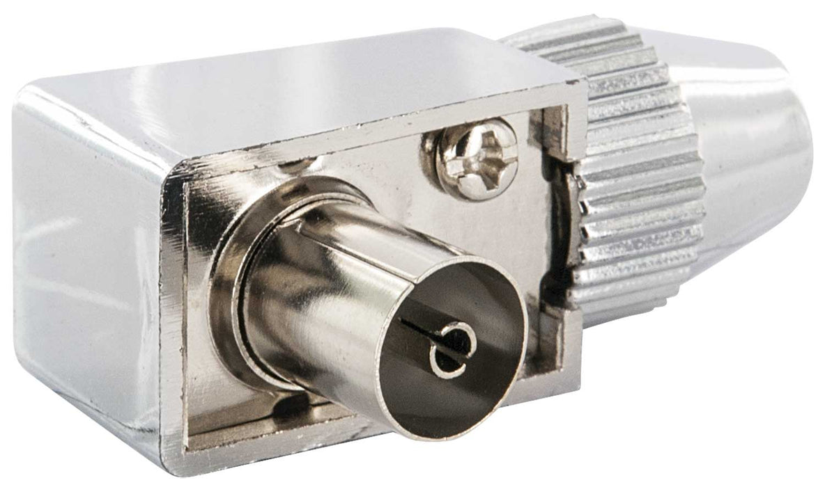 IEC angled socket