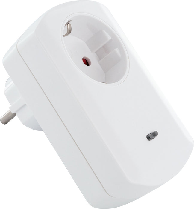 Steckdosenadapter Typ F fernsteuerbar mit Dimmfunktion