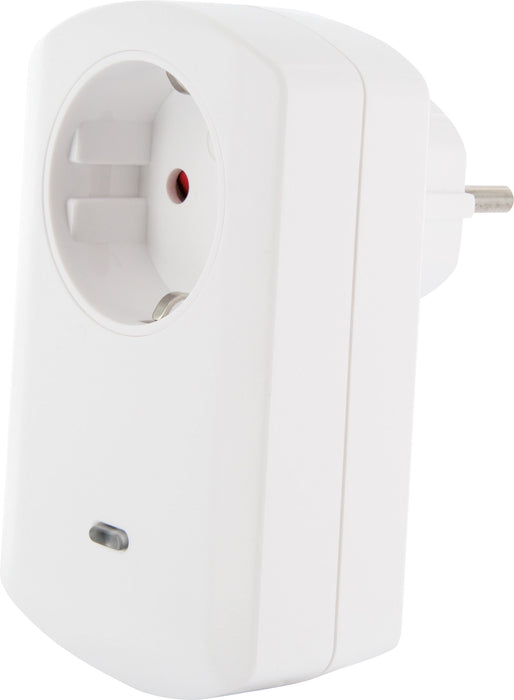 Steckdosenadapter Typ F fernsteuerbar mit Dimmfunktion