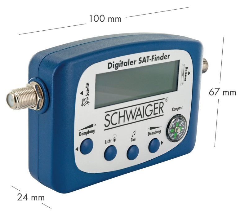 SAT-Finder mit LCD-Display