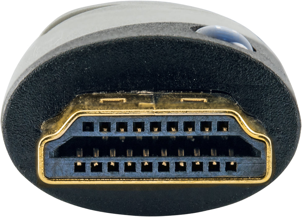 HDMI®-Kabel mit Ethernet 18 Gbit/s schwarz/gold 1,5/3 m