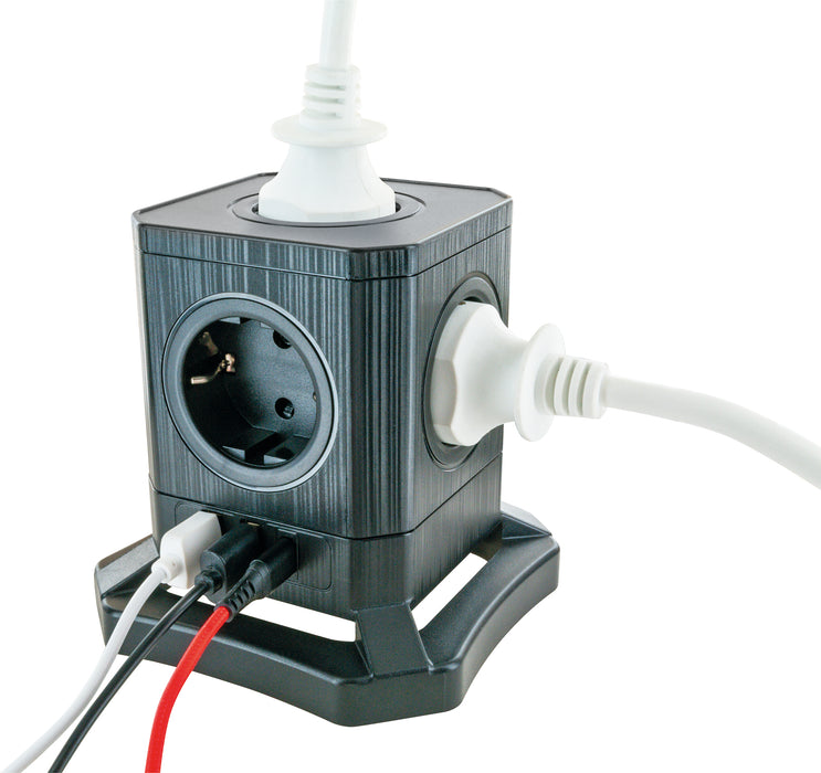 Ladeblock 5fach mit USB-C/A schaltbar
